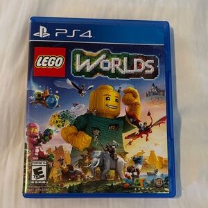 LEGO Worlds PlayStation 4 Game Case - Blue
